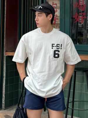 韓國🇰🇷F-61單口袋寬鬆短袖『韓國連線』