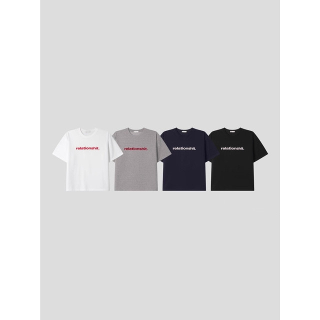 韓國🇰🇷寬鬆簡約印花短版短袖『韓國連線』