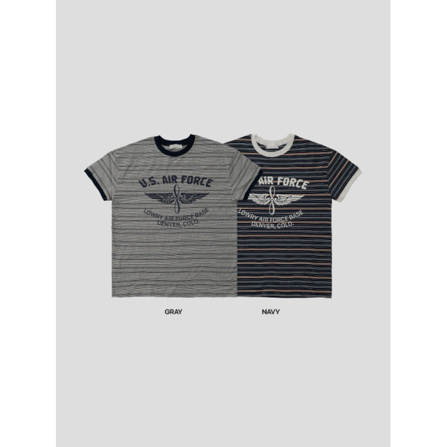 韓國🇰🇷2色圓領合身條紋短袖『韓國連線』