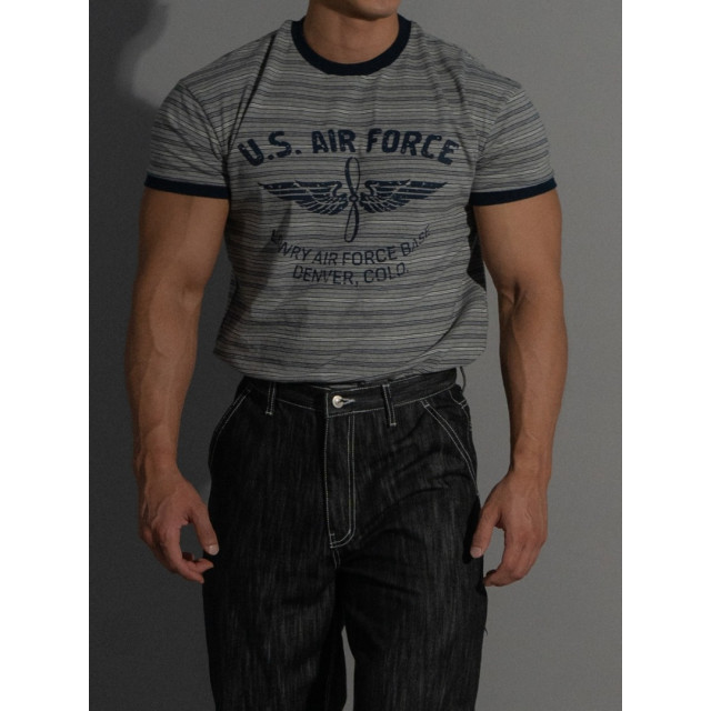 韓國🇰🇷2色圓領合身條紋短袖『韓國連線』