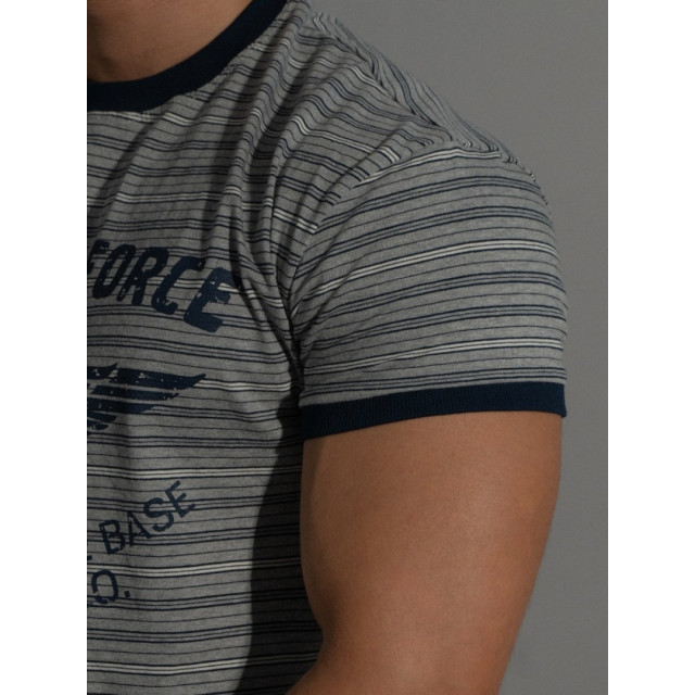 韓國🇰🇷2色圓領合身條紋短袖『韓國連線』