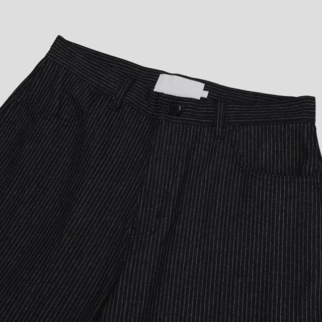 韓國🇰🇷復古條紋直筒丹寧褲『韓國連線』