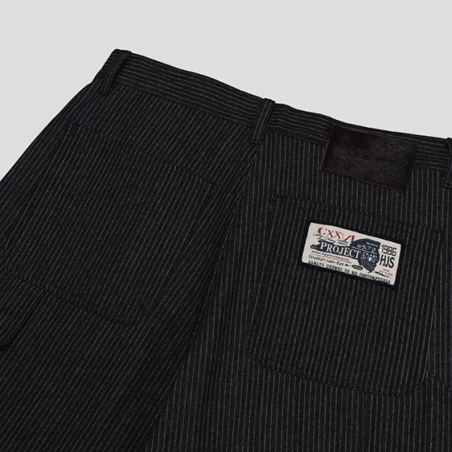 韓國🇰🇷復古條紋直筒丹寧褲『韓國連線』