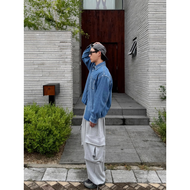 韓國🇰🇷毛邊口袋丹寧外套『韓國連線』