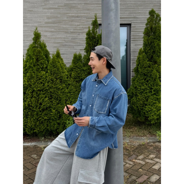 韓國🇰🇷毛邊口袋丹寧外套『韓國連線』