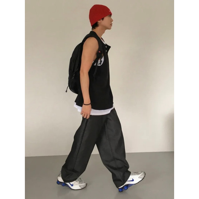 韓國🇰🇷雙層夾兩件條紋無袖背心『韓國連線』