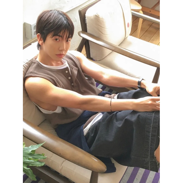 韓國🇰🇷雙層夾兩件條紋無袖背心『韓國連線』