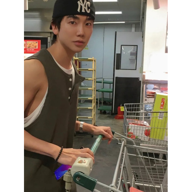 韓國🇰🇷雙層夾兩件條紋無袖背心『韓國連線』