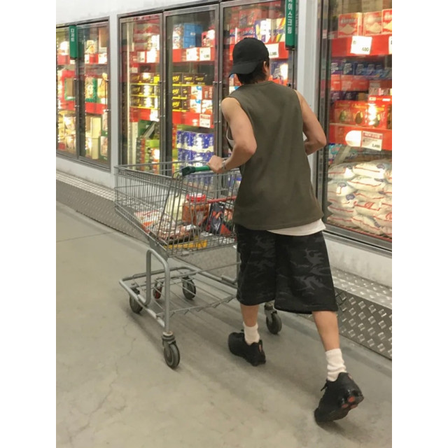 韓國🇰🇷雙層夾兩件條紋無袖背心『韓國連線』