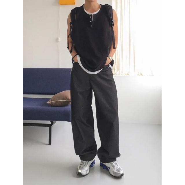 韓國🇰🇷雙層夾兩件條紋無袖背心『韓國連線』