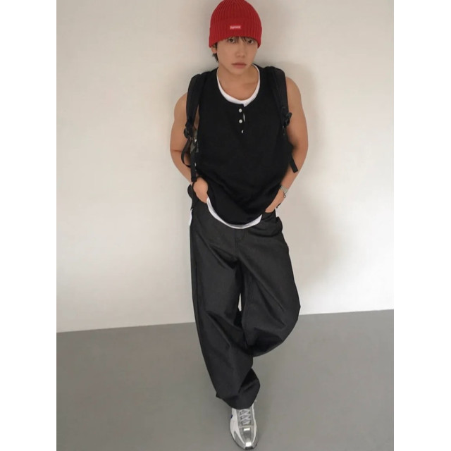 韓國🇰🇷雙層夾兩件條紋無袖背心『韓國連線』