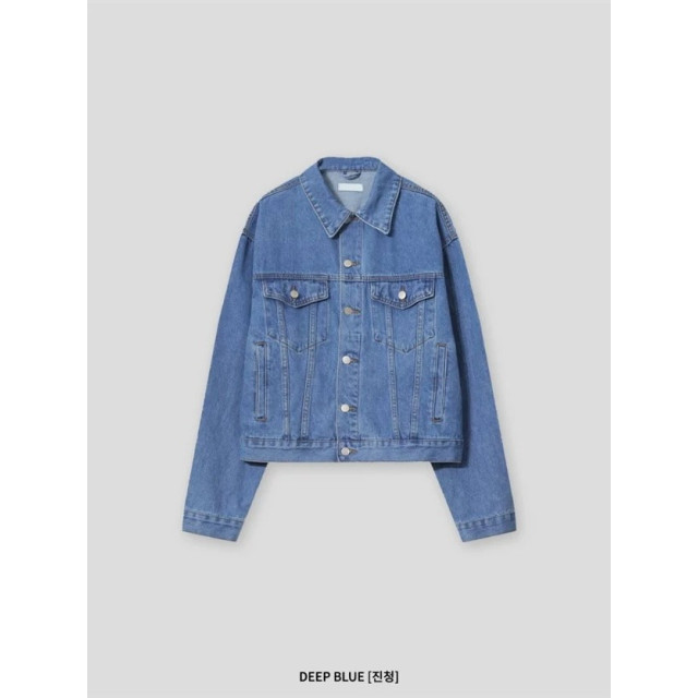 韓國🇰🇷男女皆可穿!復古水洗短版丹寧外套『韓國連線』
