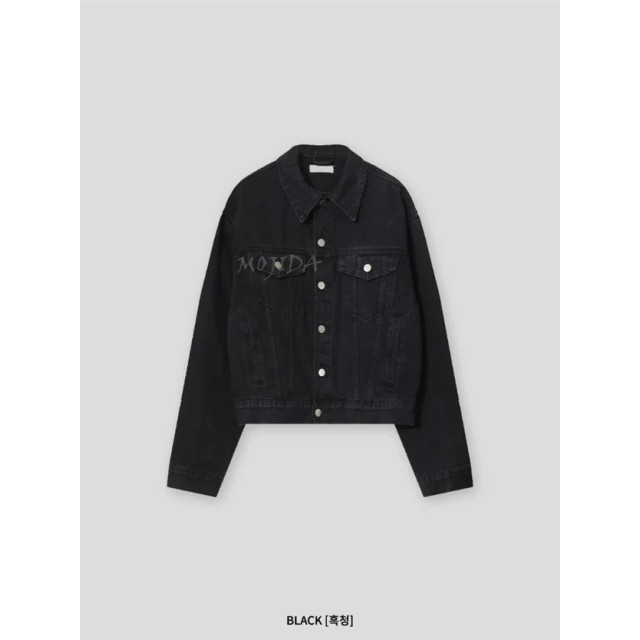 韓國🇰🇷男女皆可穿!復古水洗短版丹寧外套『韓國連線』