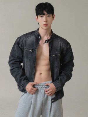 韓國🇰🇷2色!重工拼接丹寧外套『韓國連線』