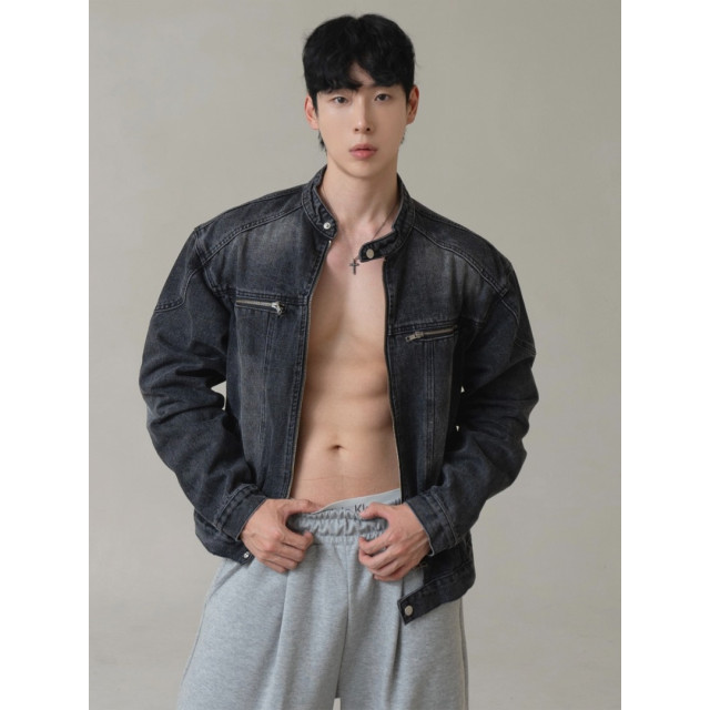 韓國🇰🇷2色!重工拼接丹寧外套『韓國連線』