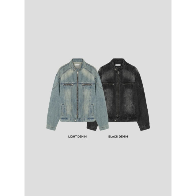 韓國🇰🇷2色!重工拼接丹寧外套『韓國連線』