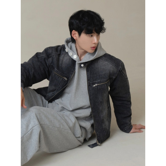 韓國🇰🇷2色!重工拼接丹寧外套『韓國連線』