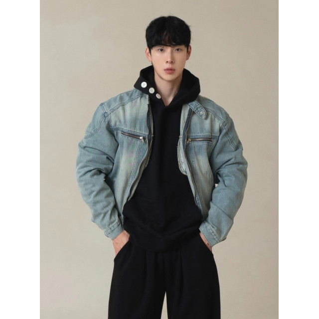 韓國🇰🇷2色!重工拼接丹寧外套『韓國連線』