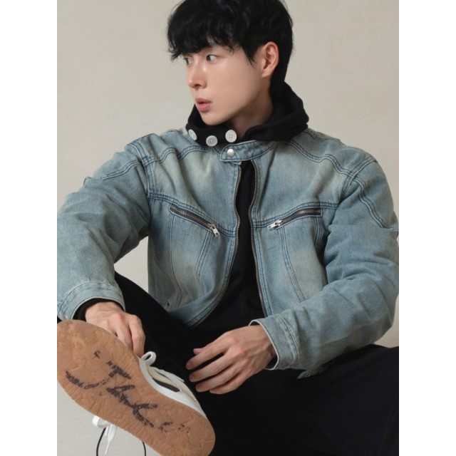 韓國🇰🇷2色!重工拼接丹寧外套『韓國連線』