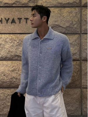 韓國🇰🇷羊毛絨保暖針織開襟衫『韓國連線』