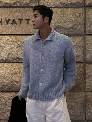 韓國🇰🇷羊毛絨保暖針織開襟衫『韓國連線』