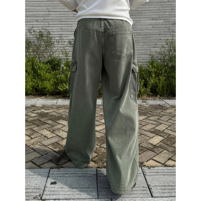 韓國🇰🇷寬鬆扣環雙摺工作褲『韓國連線』