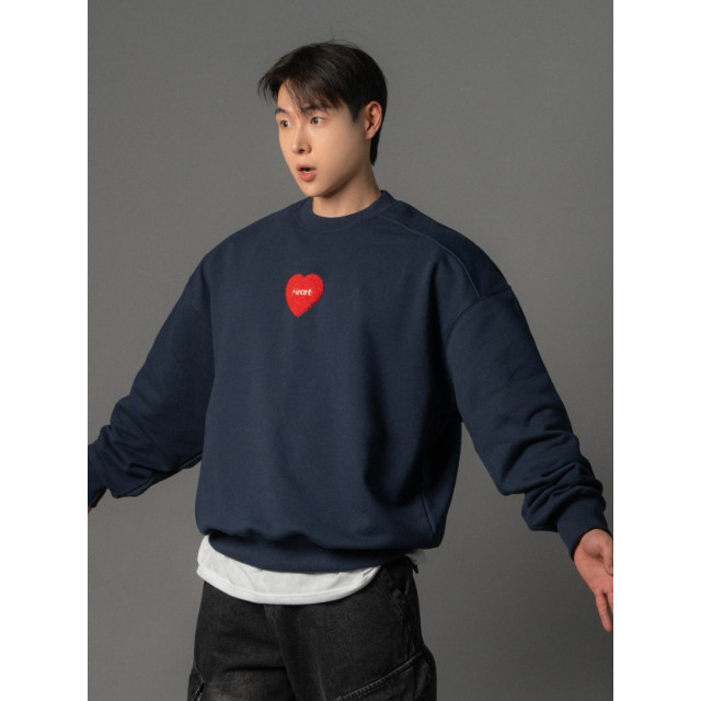 韓國🇰🇷heart立體毛絨大學T『韓國連線』