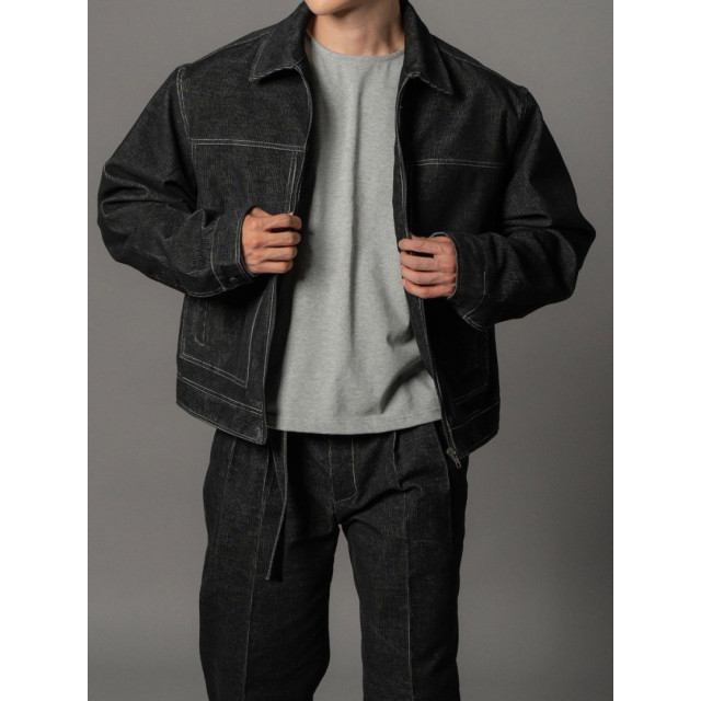 韓國🇰🇷3色!燈心絨車線翻領短版夾克『韓國連線』