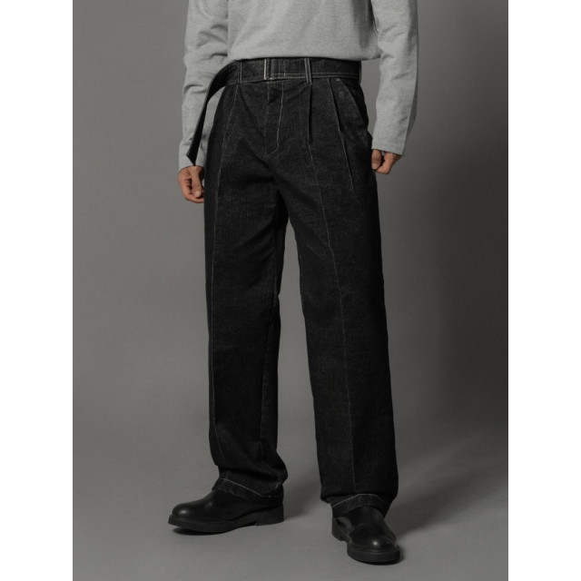 韓國🇰🇷3色!燈心絨腰帶丹寧褲『韓國連線』