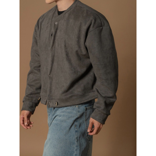 韓國🇰🇷霧感麂皮短版開襟夾克『韓國連線』