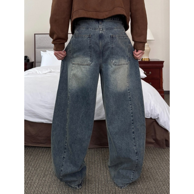 韓國🇰🇷水洗褶線丹寧褲『韓國連線』