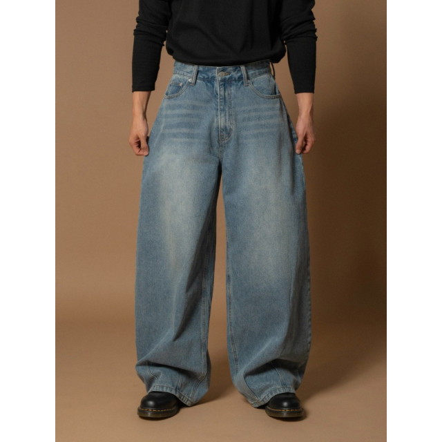 韓國🇰🇷水洗褶線丹寧褲『韓國連線』