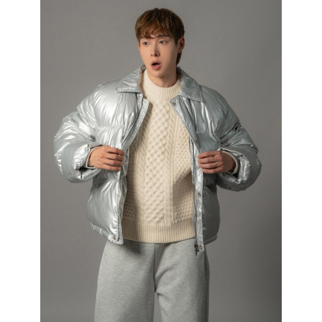 韓國🇰🇷亮面鋪棉刷毛羽絨外套『韓國連線』