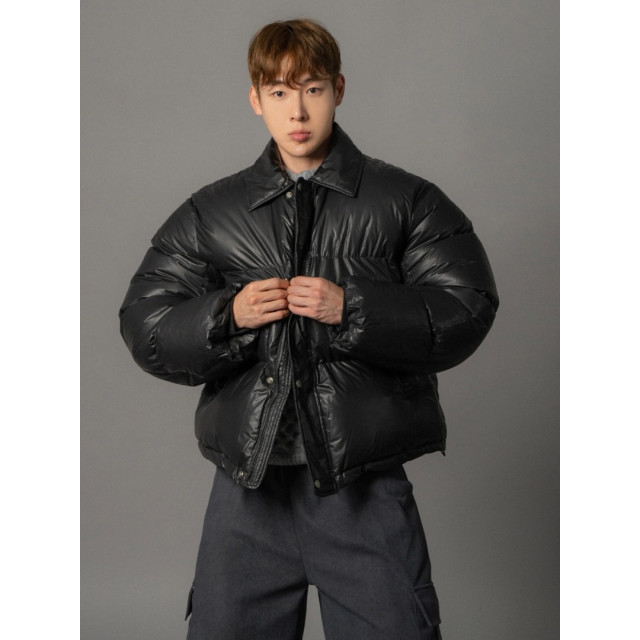 韓國🇰🇷亮面鋪棉刷毛羽絨外套『韓國連線』