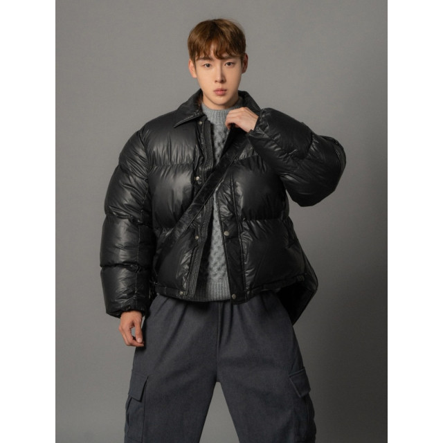 韓國🇰🇷亮面鋪棉刷毛羽絨外套『韓國連線』