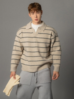 韓國🇰🇷條紋層疊針織毛衣『韓國連線』