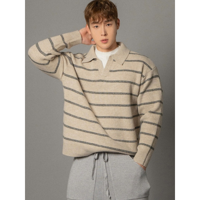 韓國🇰🇷條紋層疊針織毛衣『韓國連線』