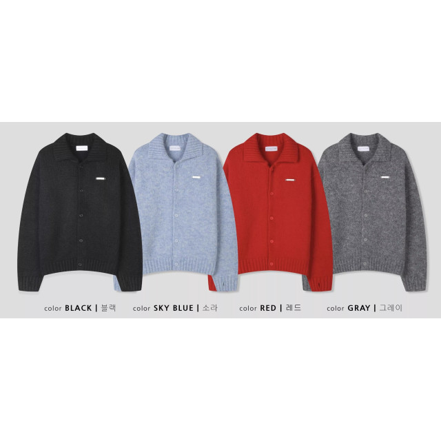 韓國🇰🇷羊毛絨保暖針織開襟衫『韓國連線』