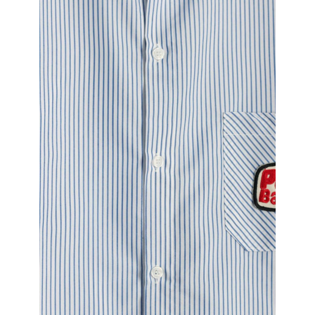 韓國🇰🇷POWERBATTERIES條紋長袖襯衫『韓國連線』