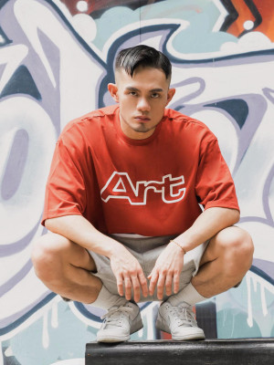 韓國🇰🇷韓國熱銷回歸!!ART落肩寬鬆短袖『韓國連線』